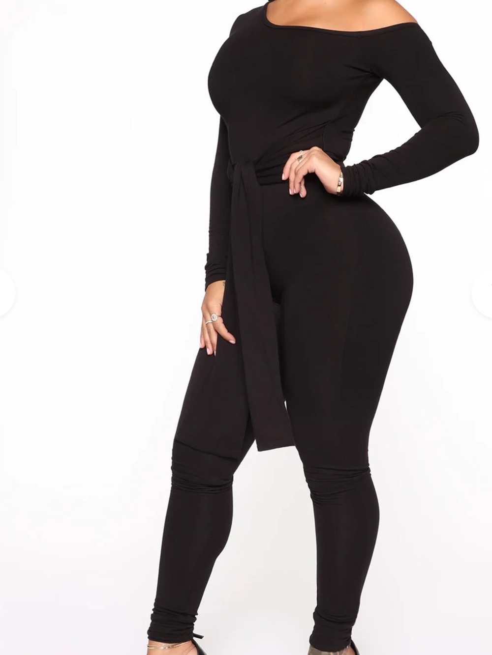 🐅Wrapped In Self Love Jumpsuit - Black
